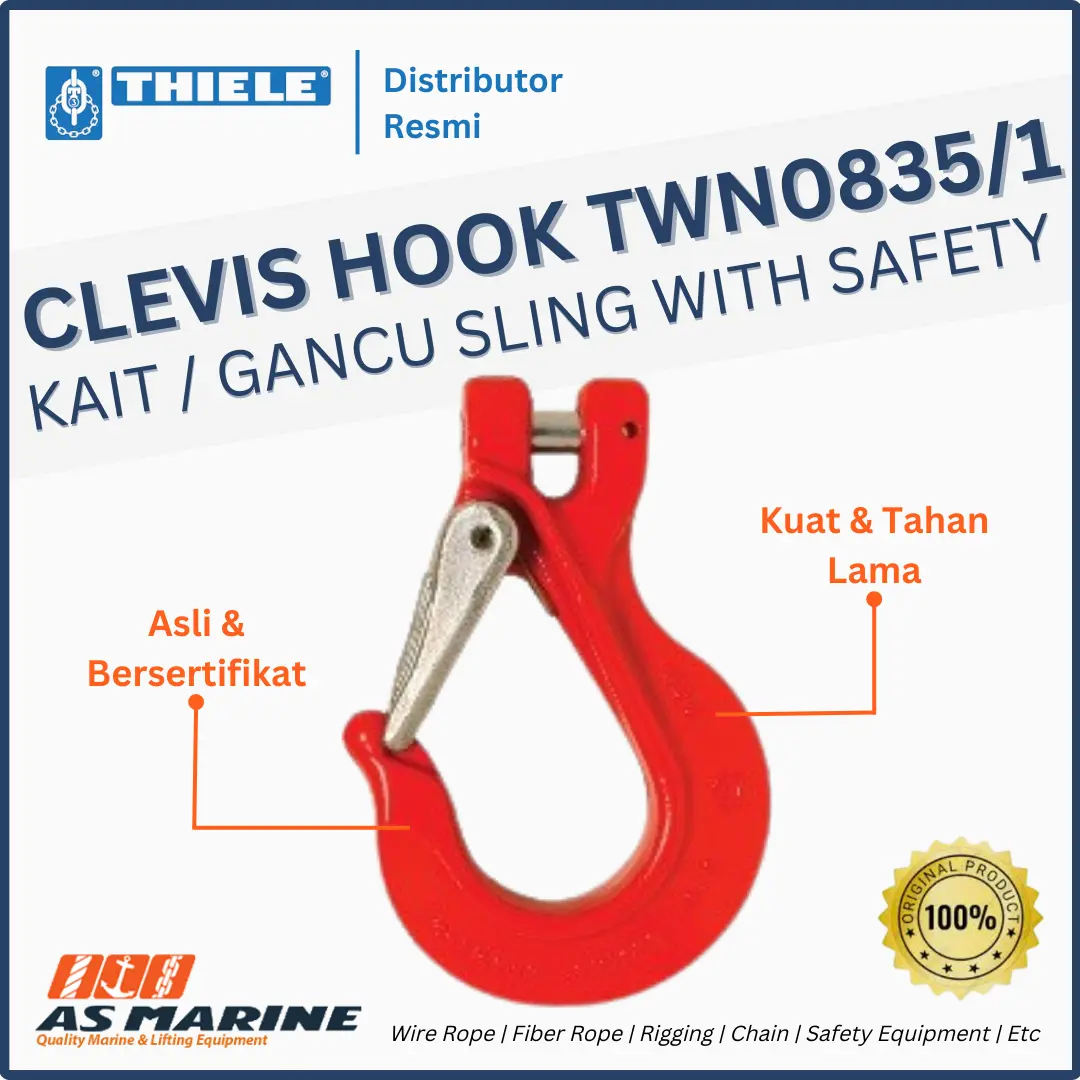 clevis hook thiele twn0827